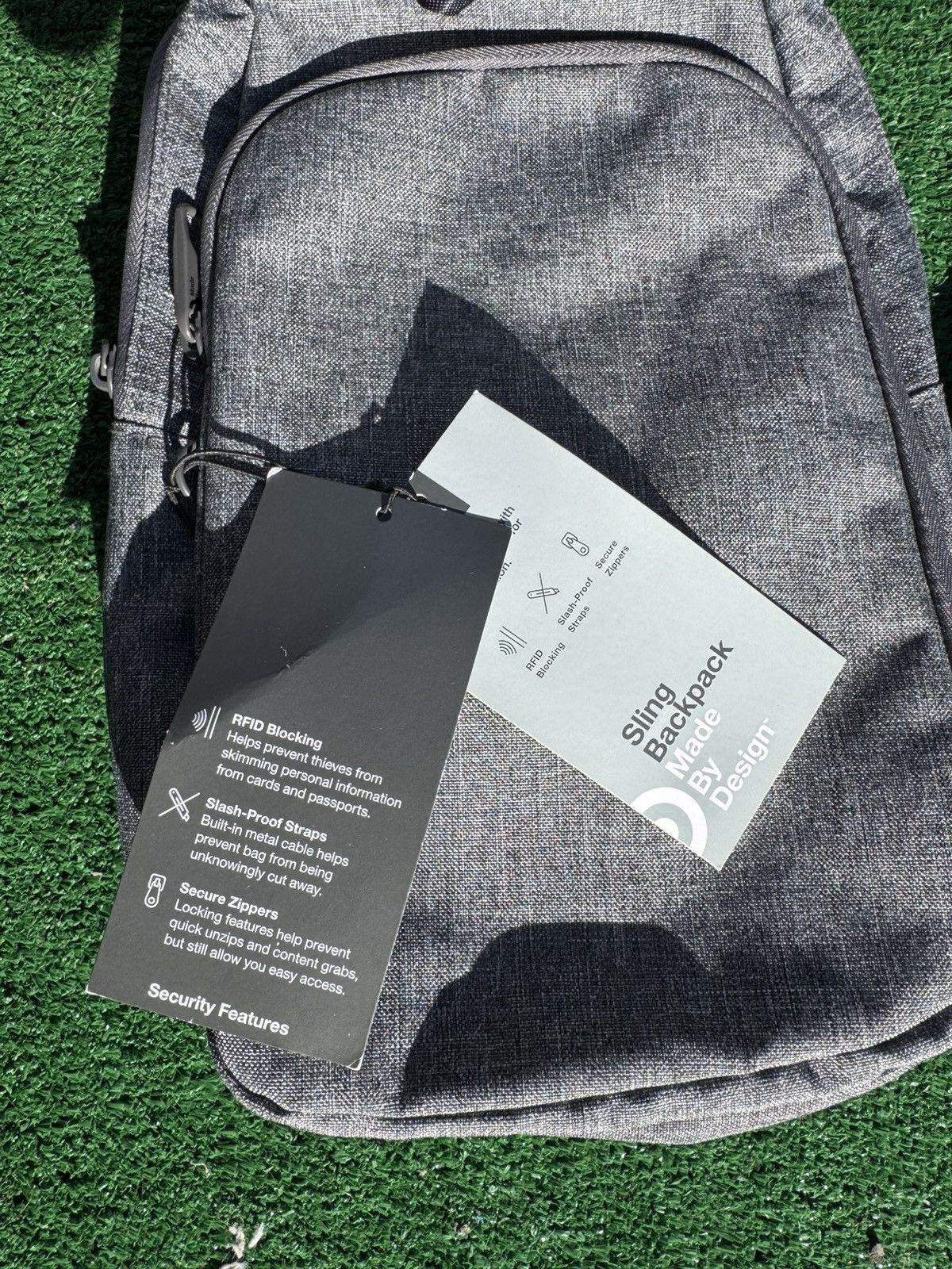 Target Basics Target Grey Sling Shoulder/Waist Bag Size ONE SIZE - 2 Thumbnail