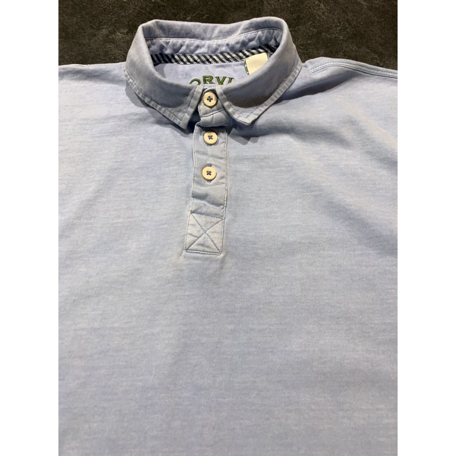 Orvis Orvis Polo Shirt Adult Large Blue Fly Fishing Activewear Mens Size US L / EU 52-54 / 3 - 3 Thumbnail