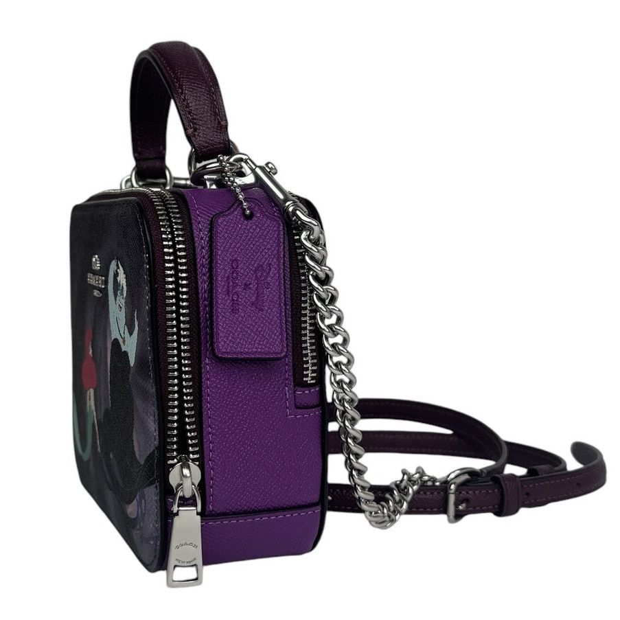 Coach Disney X Coach Box Purple Crossbody Ursula Little Mermai Size ONE SIZE - 13 Thumbnail
