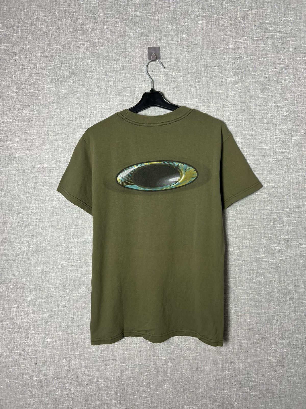 Oakley × Vintage Oakley Double Sided Big Logo Khaki Tee Men’s Size S Size US S / EU 44-46 / 1 - 9 Thumbnail