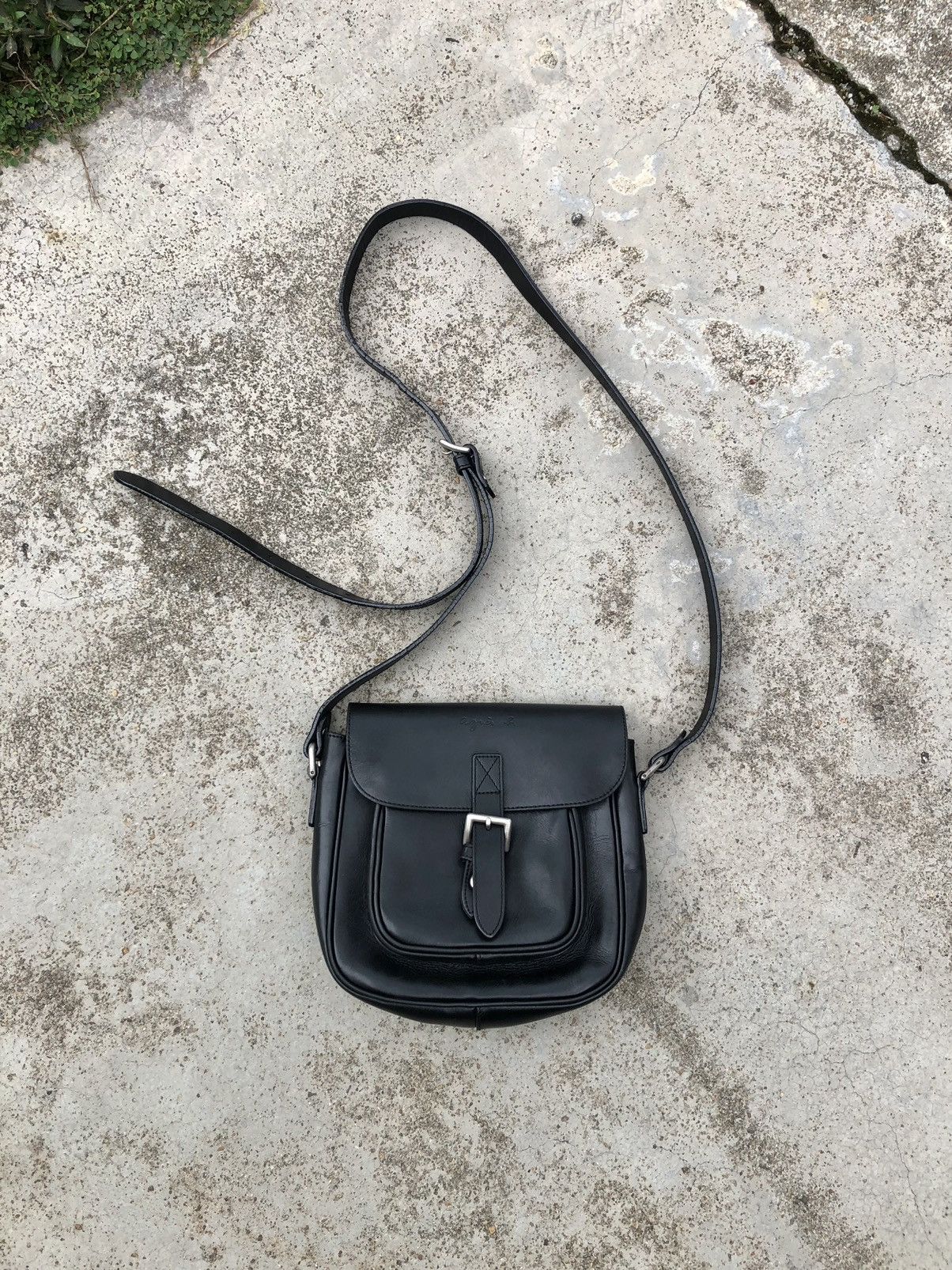 agnes b. LEATHER CROSSBODY SLINGBAG AGNES B Size ONE SIZE - 1 Thumbnail