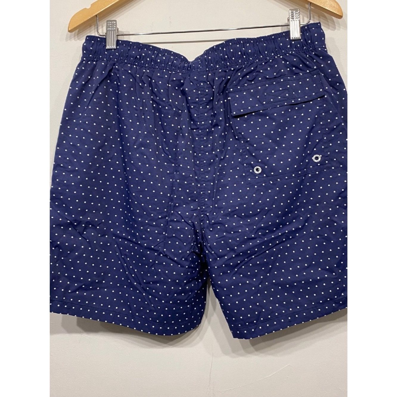 Brooks Brothers Brooks Brother Montauk Men’s Navy Polka Dot Swim Trunk Mediu Size US 34 / EU 50 - 4 Thumbnail