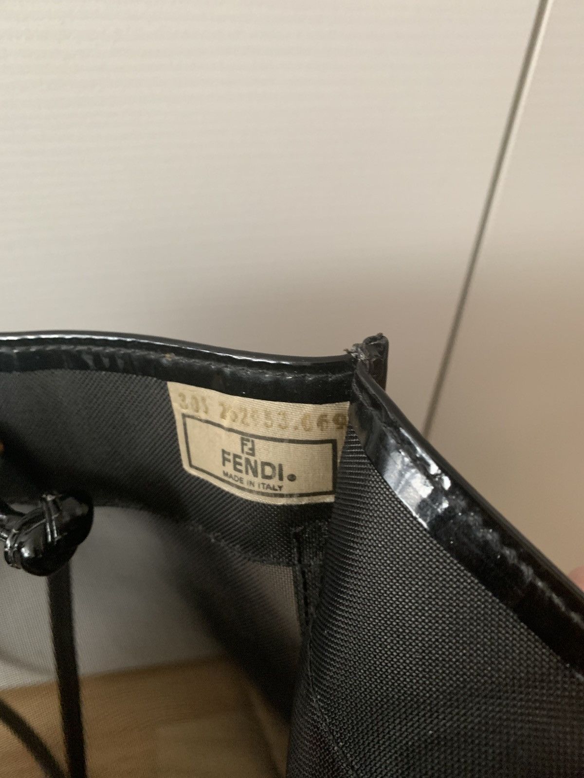 Fendi × Vintage Fendi Tote black mesh shopper bag Size ONE SIZE - 3 Thumbnail