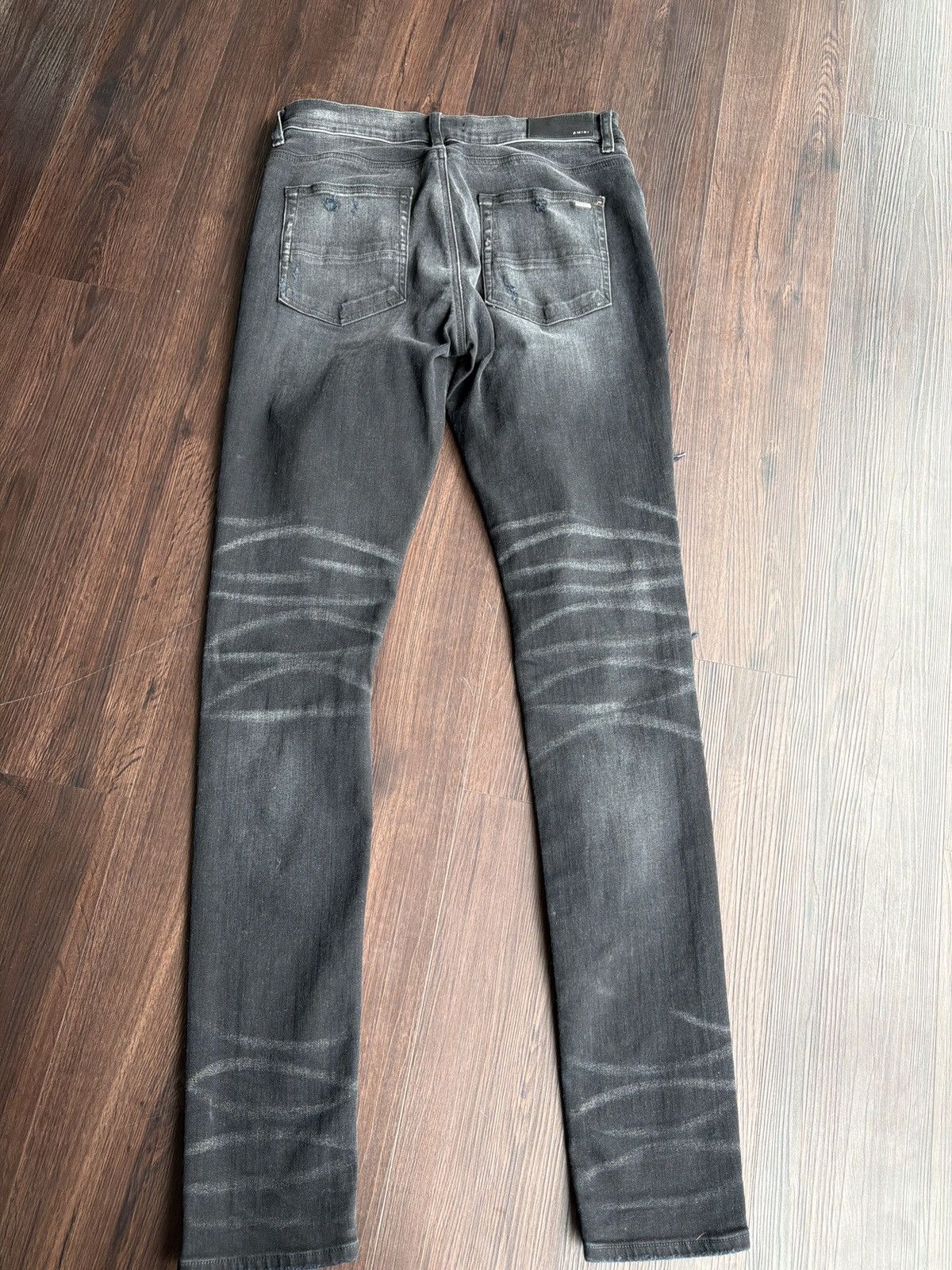 Amiri Amiri Black Cheetah Thrasher Size US 32 / EU 48 - 3 Thumbnail