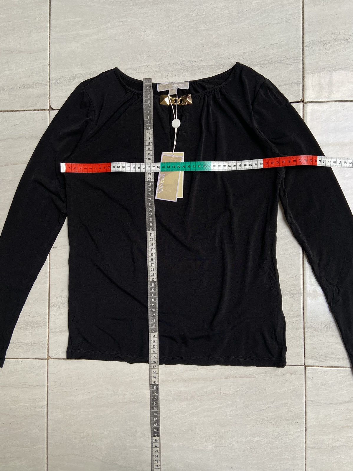 Michael Kors MICHAEL KORS Black Long Sleeve T-shirt Size US XS / EU 42 / 0 - 7 Thumbnail