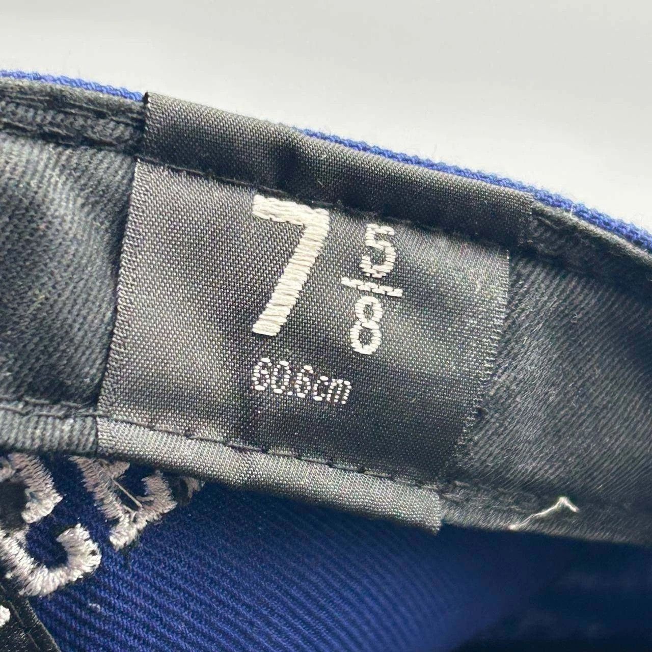 New Era Los Angeles LA Dodgers Hat Men 7 5/8 Blue MLB Fitted Cap Size ONE SIZE - 3 Thumbnail