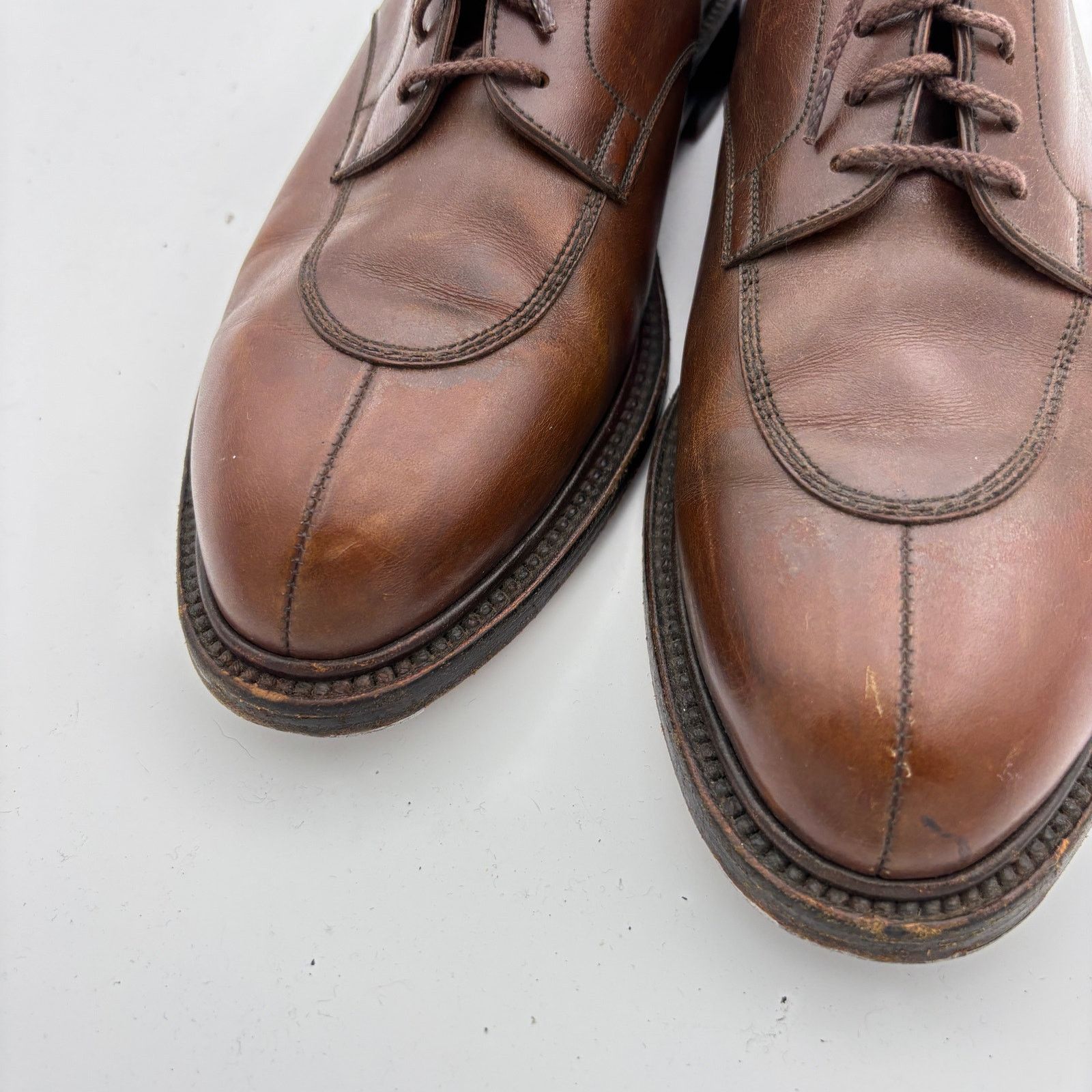 J.M. Weston J.M. Weston 598-22 Half Hunt Brown Boxcalf Derby Shoes 8D Size US 8 / EU 41 - 11 Thumbnail