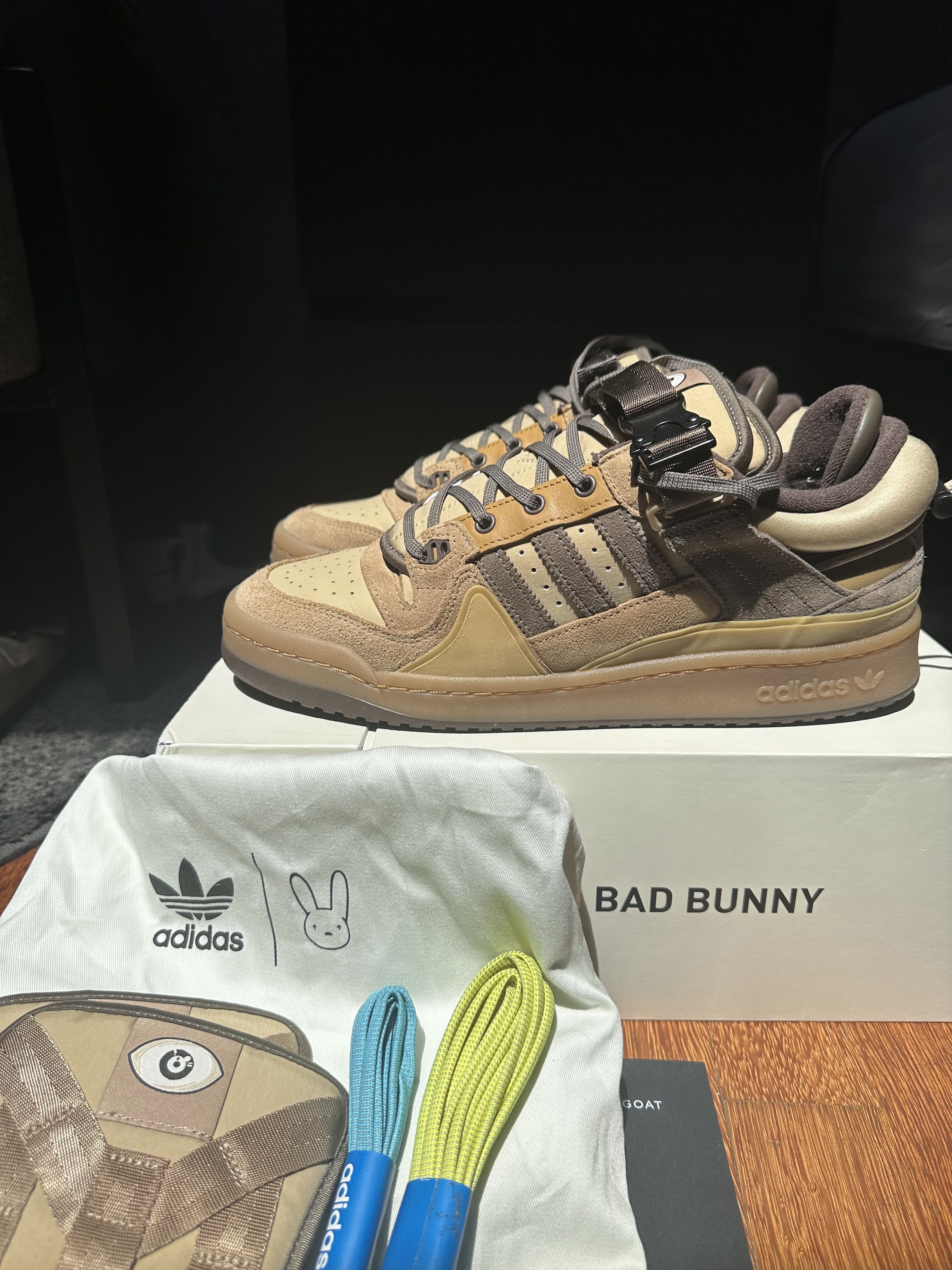 Bad Bunny x adidas Forum Buckle Low 'The First Cafe'