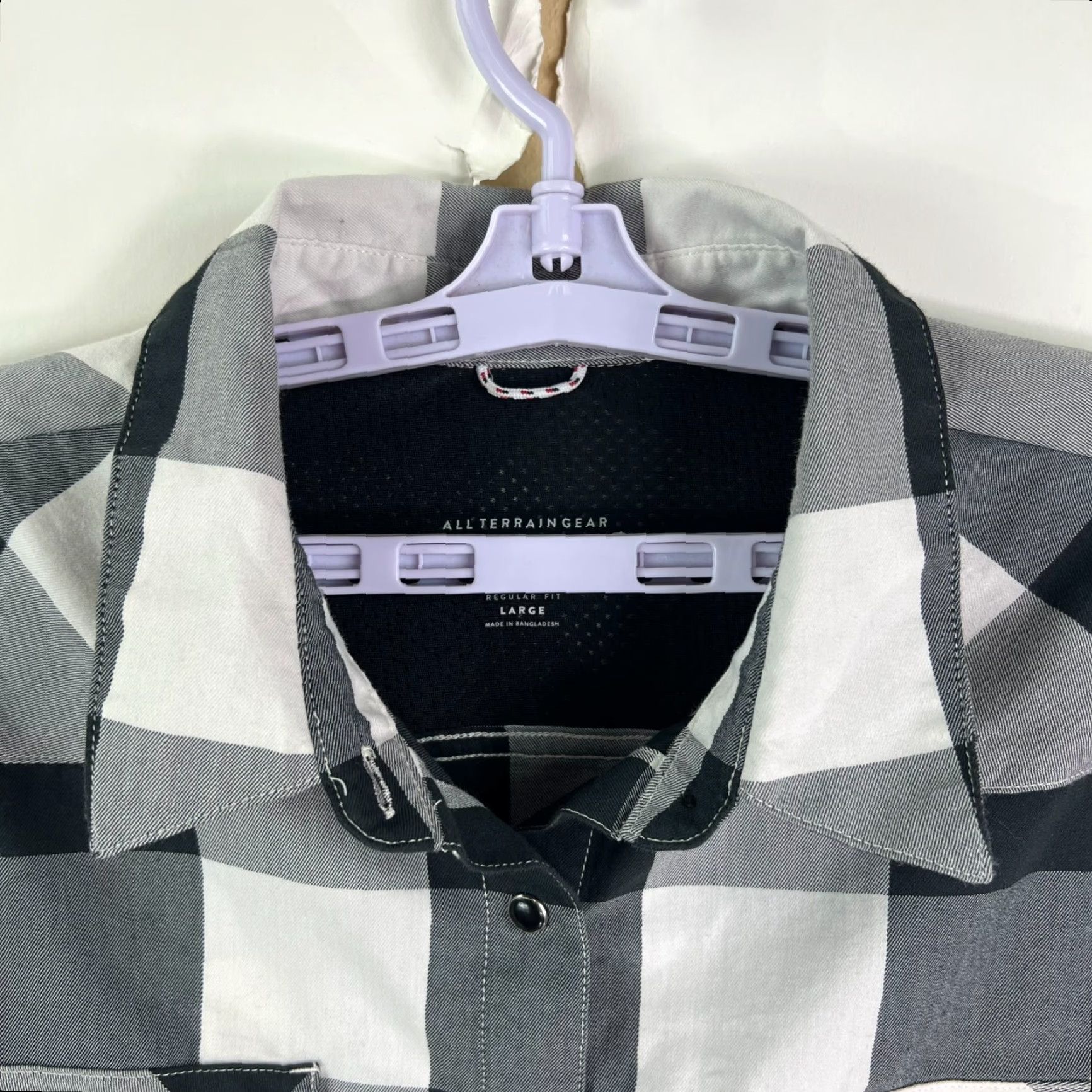 Wrangler Wrangler ATG All Terrain Gear Plaid Flannel Snap Button Shirt Womens L Black Size L / US 10 / IT 46 - 3 Thumbnail