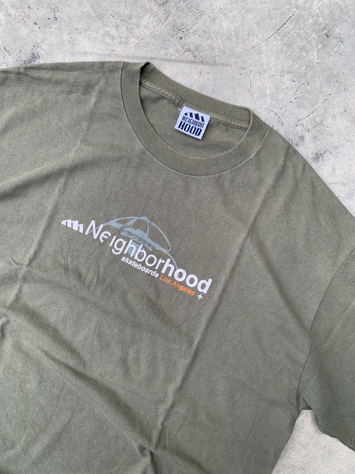 Neighborhood 🔥SOLD🔥90's Neighborhood LA Skate Olive Green XLarge Size US XL / EU 56 / 4 - 2 Thumbnail