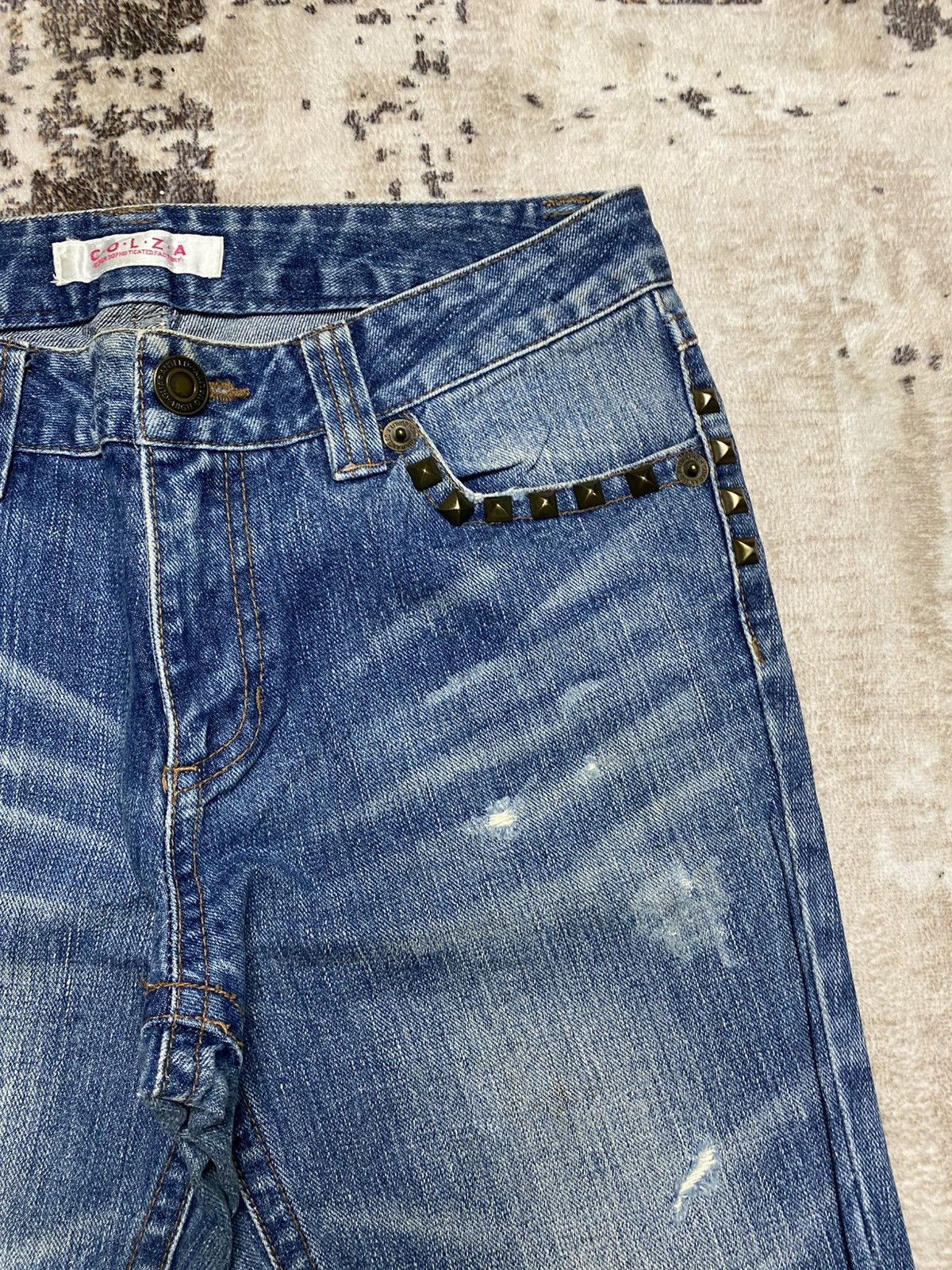 Acne Studios Japanese Distress BootCut Jeans Size 30" / US 8 / IT 44 - 5 Thumbnail
