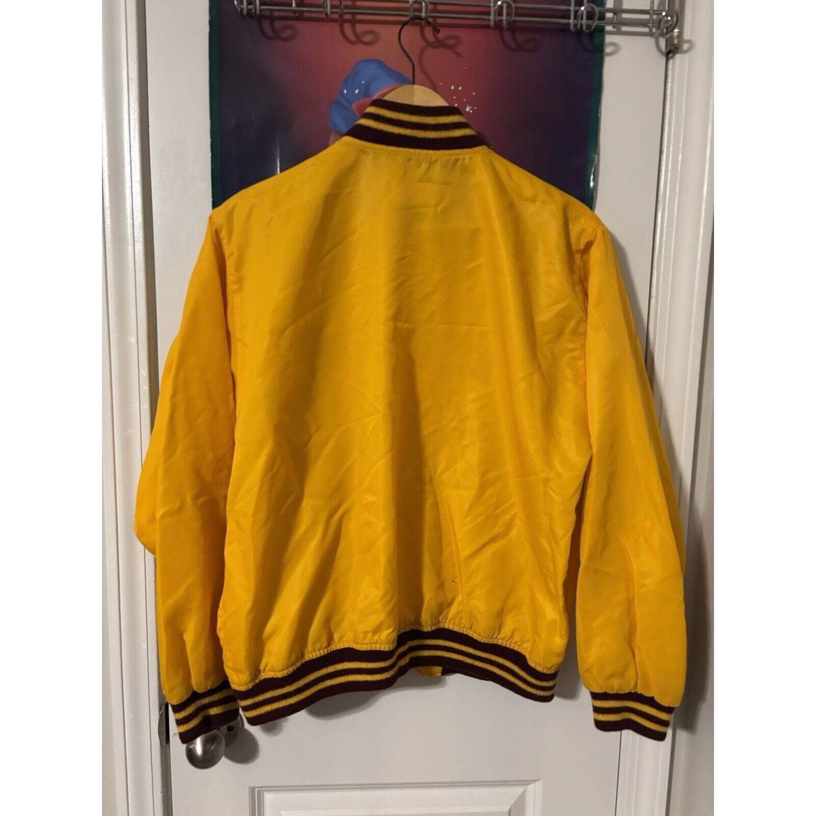 Other Vintage satin yellow 50s 60s bomber jacket Ohio Sportswear Size US XXL / EU 58 / 5 - 4 Thumbnail