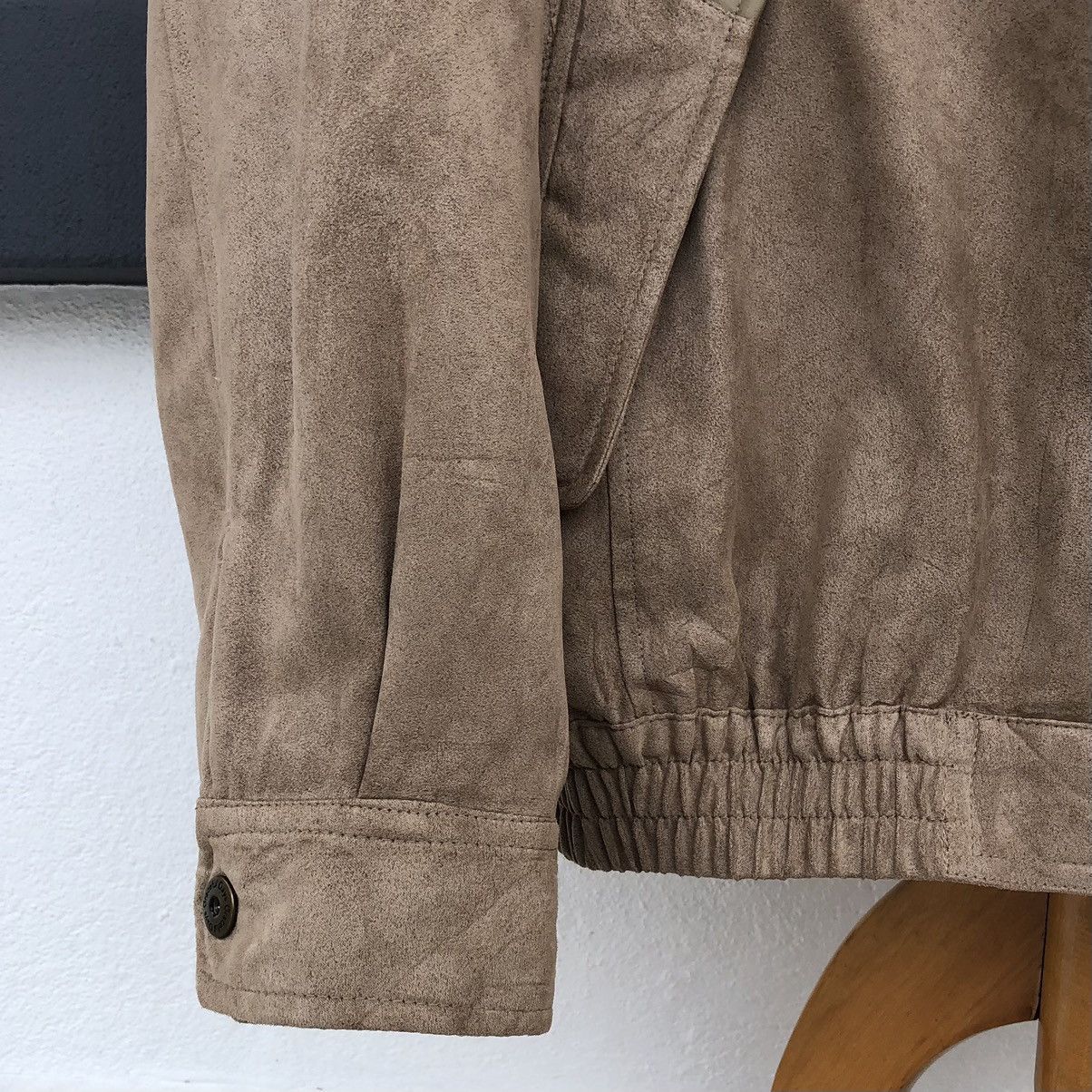 Japanese Brand Vintage Graceful Days Suede Lined Fleece Bomber Jacket Size US L / EU 52-54 / 3 - 14 Thumbnail