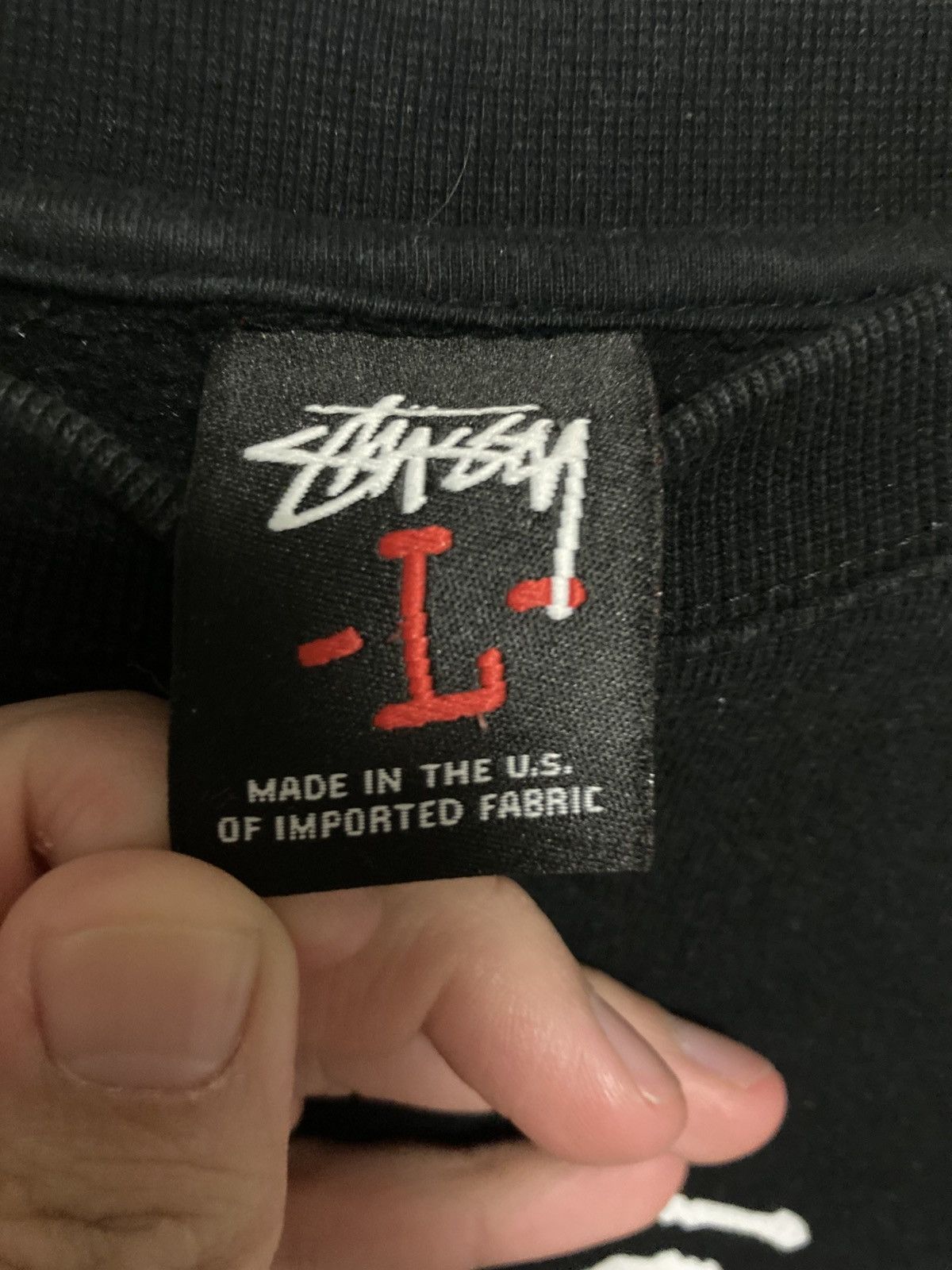 Stussy Vintage Stussy Black Crewneck Size US L / EU 52-54 / 3 - 3 Thumbnail