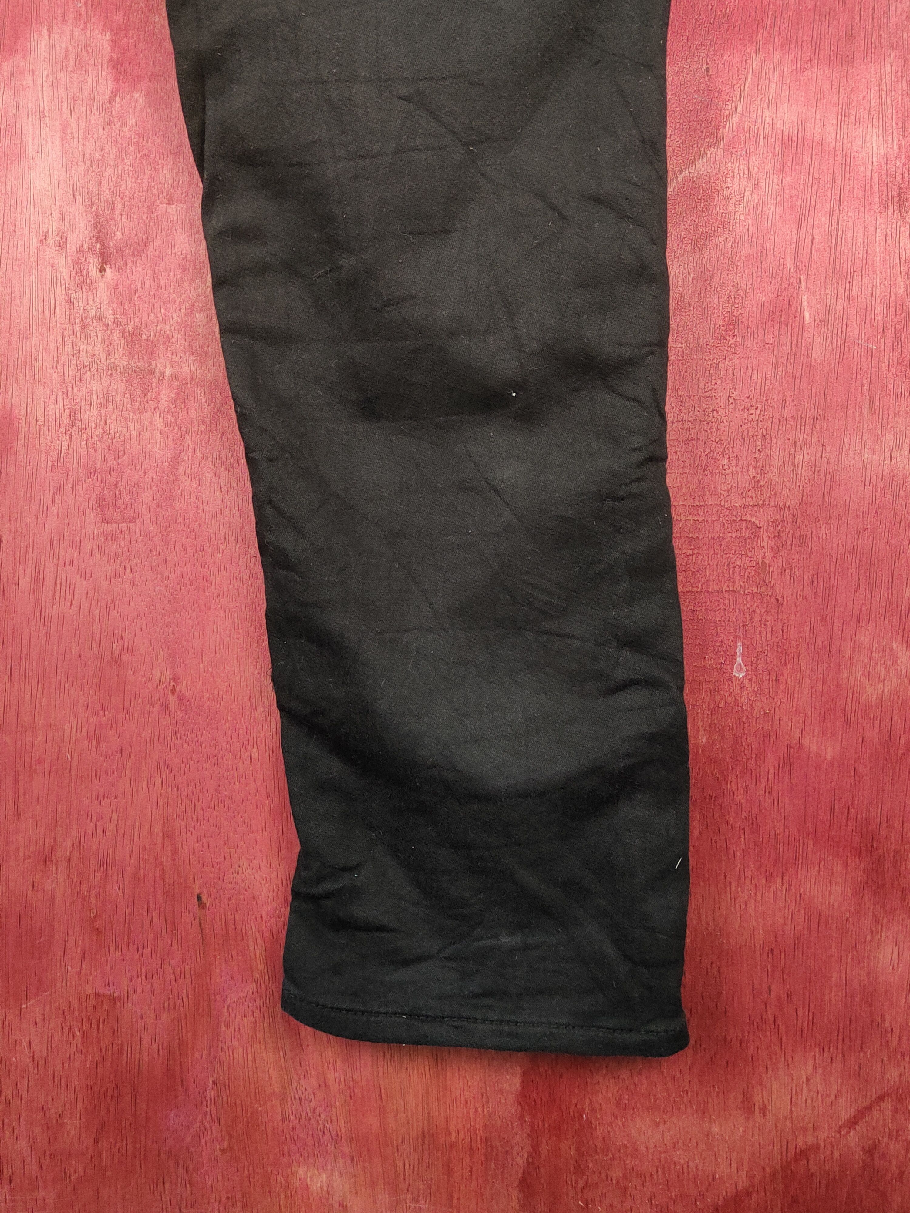 Japanese Brand Uniqlo Black ripped distressed Casual Pants #S2273 Size US 34 / EU 50 - 12 Thumbnail
