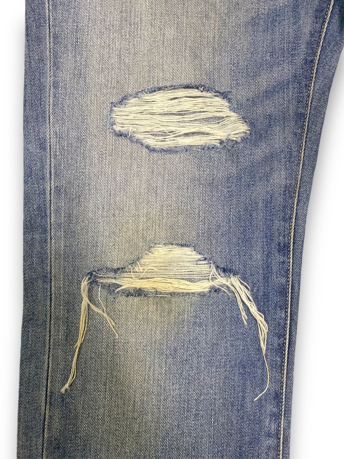 Uniqlo Vintage Uniqlo UJ Rusty Mud Wash Regular Fit Distress Jeans Size US 34 / EU 50 - 7 Thumbnail