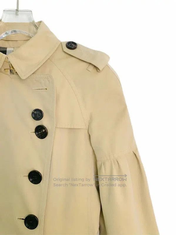 Burberry Burberry Beige Cotton Women's Trench Coat. Size M / US 6-8 / IT 42-44 - 4 Thumbnail