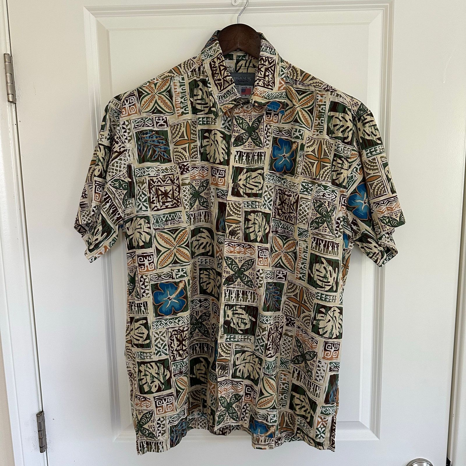 Other High Seas Trading Co Men Vintage Shirt Hawaiian Cotton M Size US M / EU 48-50 / 2 - 1 Thumbnail