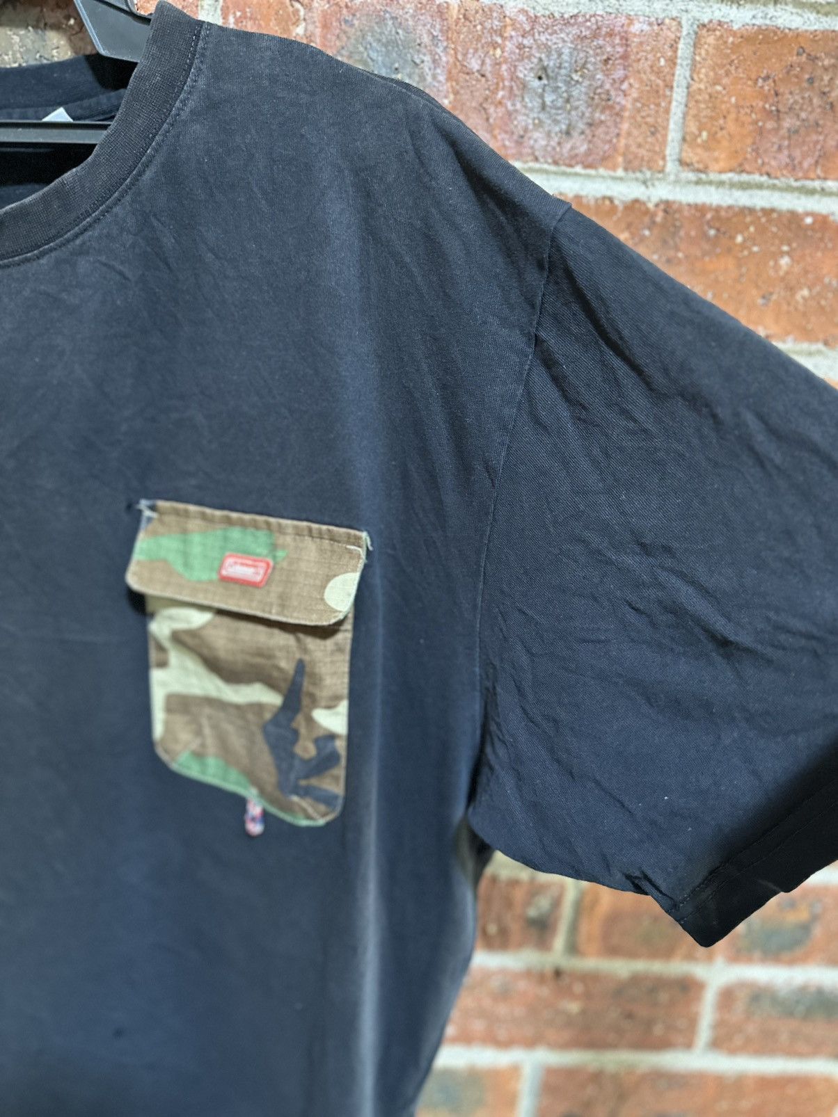 Coleman Thrashed Coleman Pocket Tee Camo Faded Tee Size US XXL / EU 58 / 5 - 8 Thumbnail