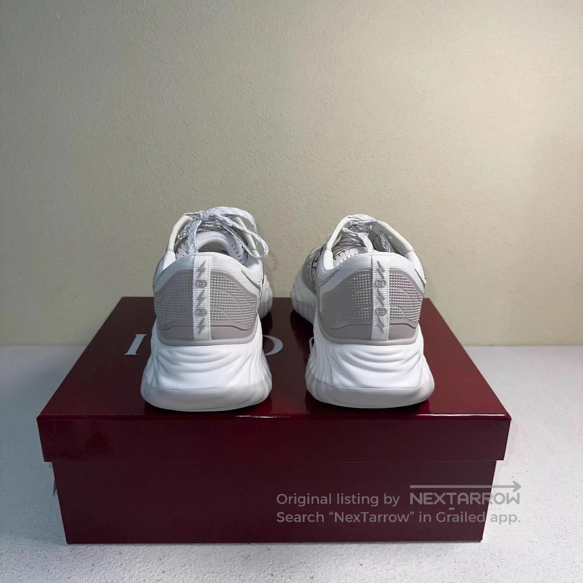 Gucci Gray Low-Top Sneakers Size 9. Size US 9 / EU 42 - 3 Thumbnail