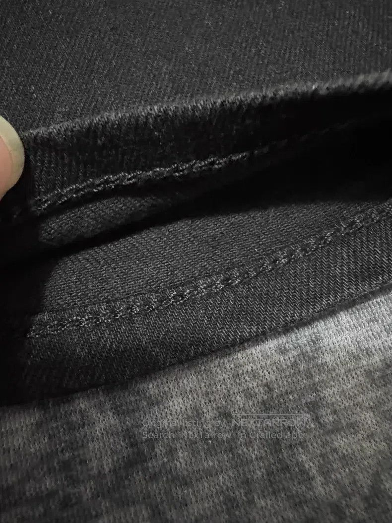 Saint Laurent Paris Saint Laurent Paris Black Basic Denim Jeans with Five Zipp Size US 33 - 4 Thumbnail