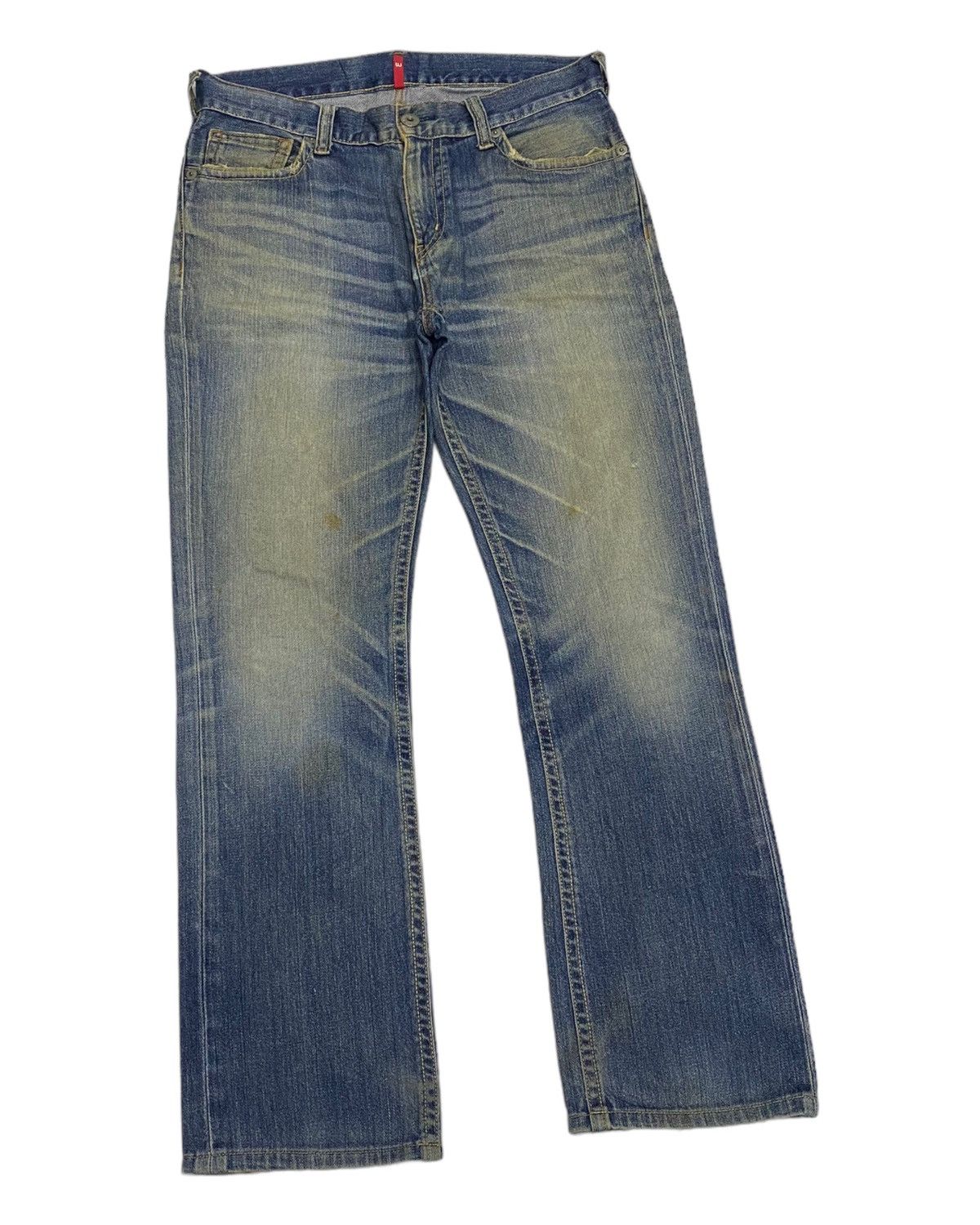 Japanese Brand × Jun Takahashi × Uniqlo VINTAGE UNIQLO JAPAN DISTRESSED DENIM JEANS HYPE Size US 33 - 5 Thumbnail