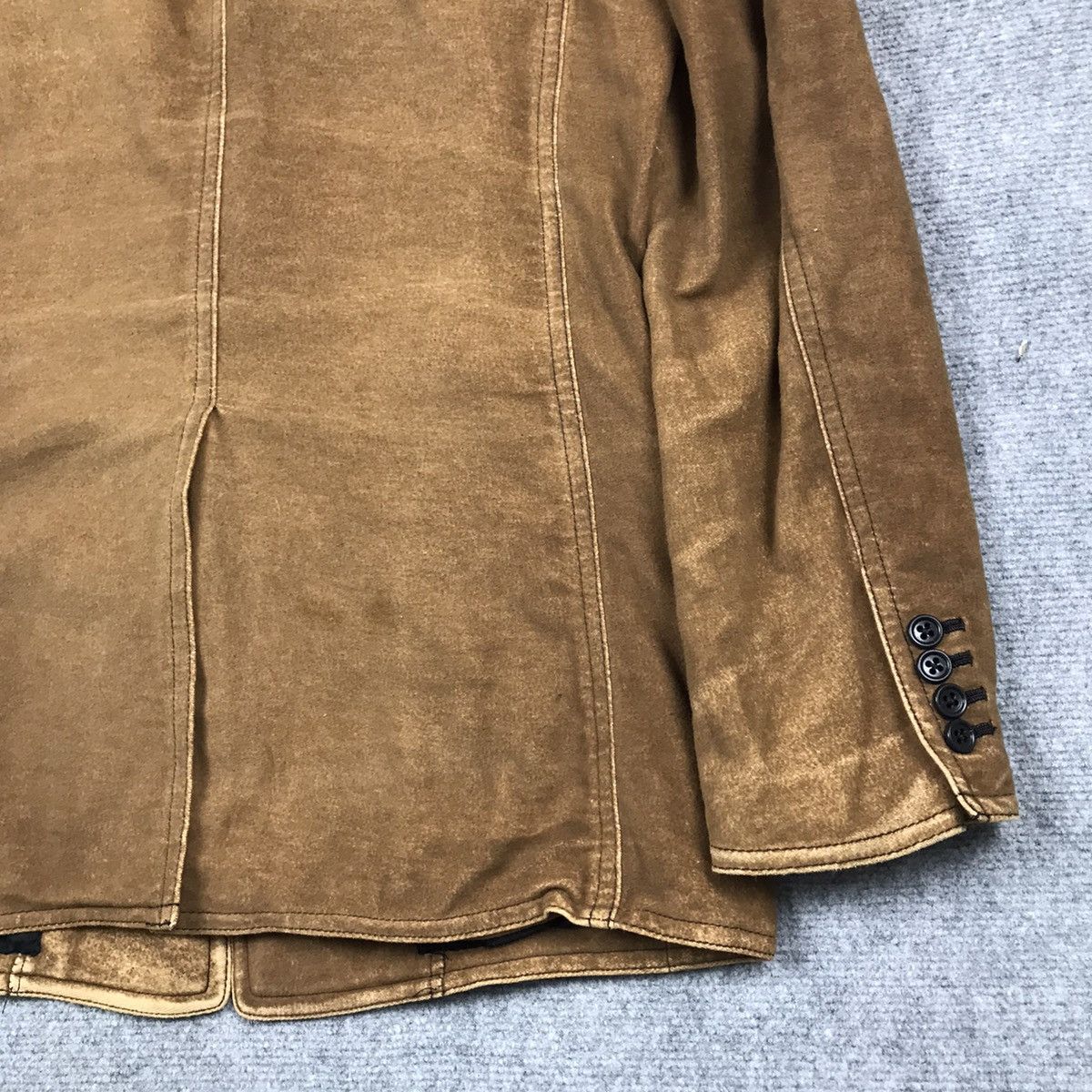 5351 POUR LES HOMMES 🔥5351 POUR LES HOMMES BROWN ART BLAZER COAT JACKET Size US L / EU 52-54 / 3 - 8 Thumbnail