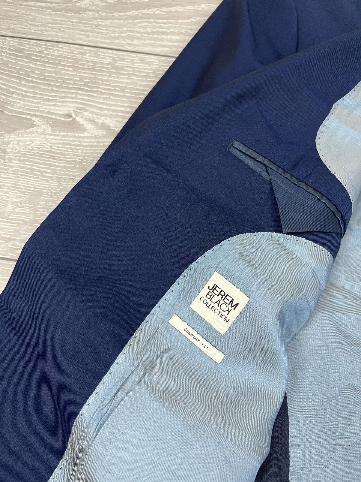 Ermenegildo Zegna Ermenegildo Zegna Vintage Blue Lana Silk Blazer 58 Size Size 50R - 11 Thumbnail