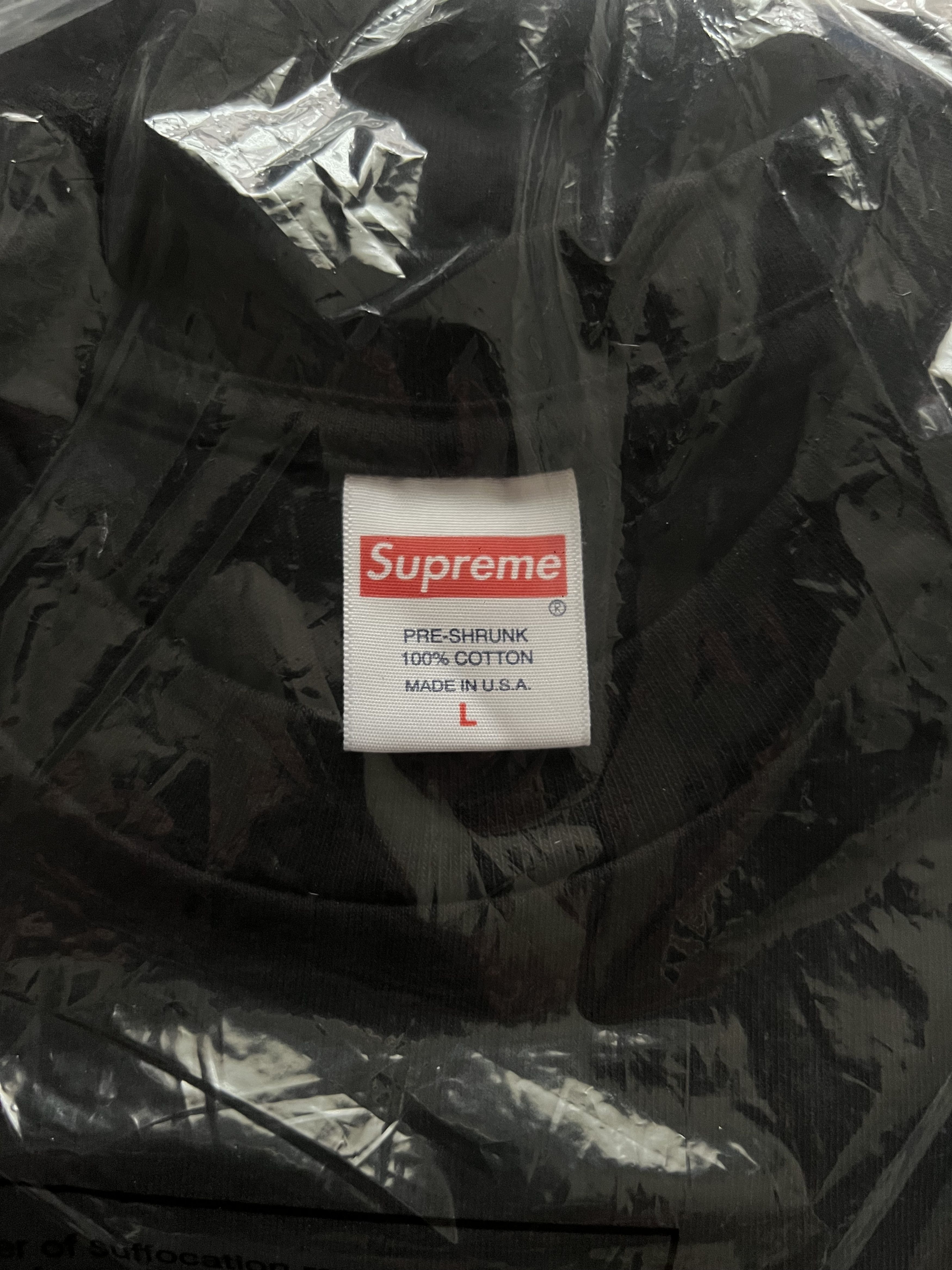 Supreme Size L - Supreme FW20 Scratch Tee Black Size US L / EU 52-54 / 3 - 5 Thumbnail