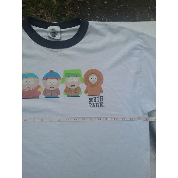 Cartoon Network Vtg Southpark Comedy Central ringer tee shirt y2k cartoon Size US XL / EU 56 / 4 - 6 Thumbnail