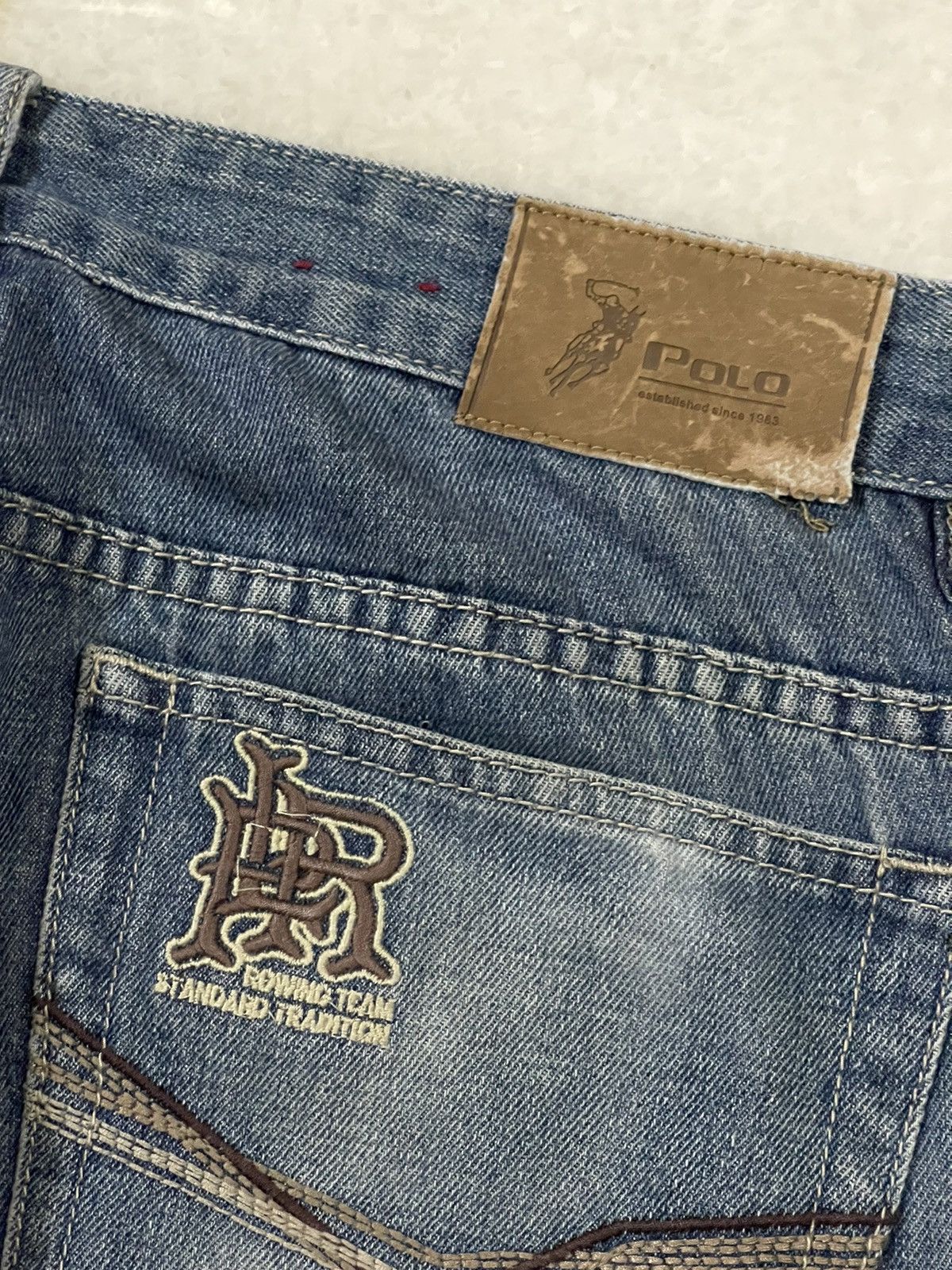 Polo Ralph Lauren POLO Big Classic Embroidered Logo Regular Fit Jeans Size US 34 / EU 50 - 15 Thumbnail