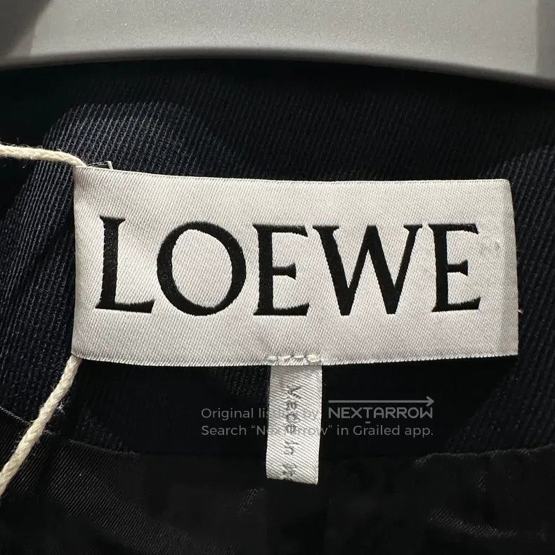 Loewe Loewe Leather buckle waist woolen suit jacket Size 4XL / US 24-26 - 3 Thumbnail