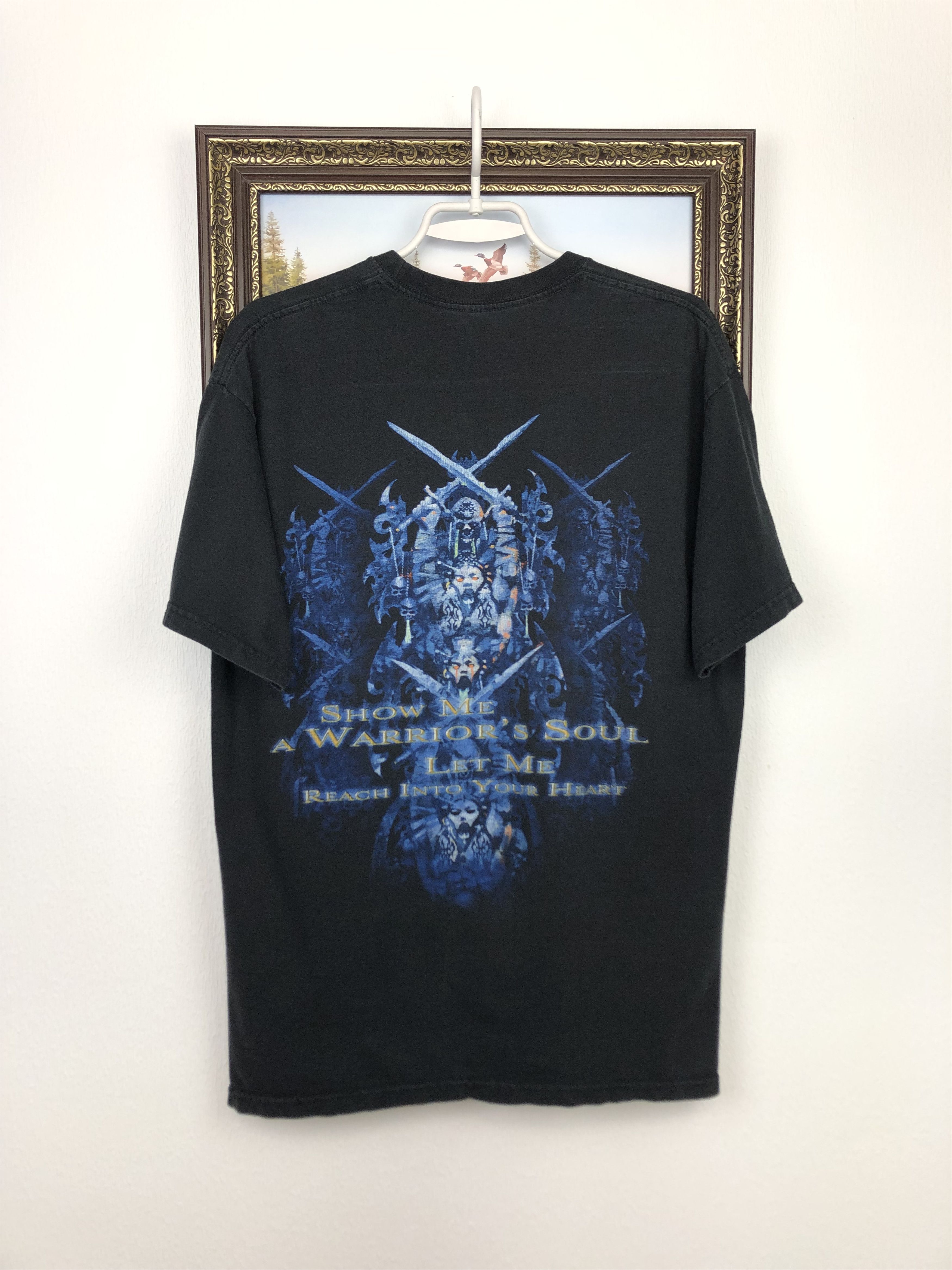 Band Tees Vintage DORO Band Shirt Warrior Soul Over Print Band Tee Size US M / EU 48-50 / 2 - 7 Thumbnail