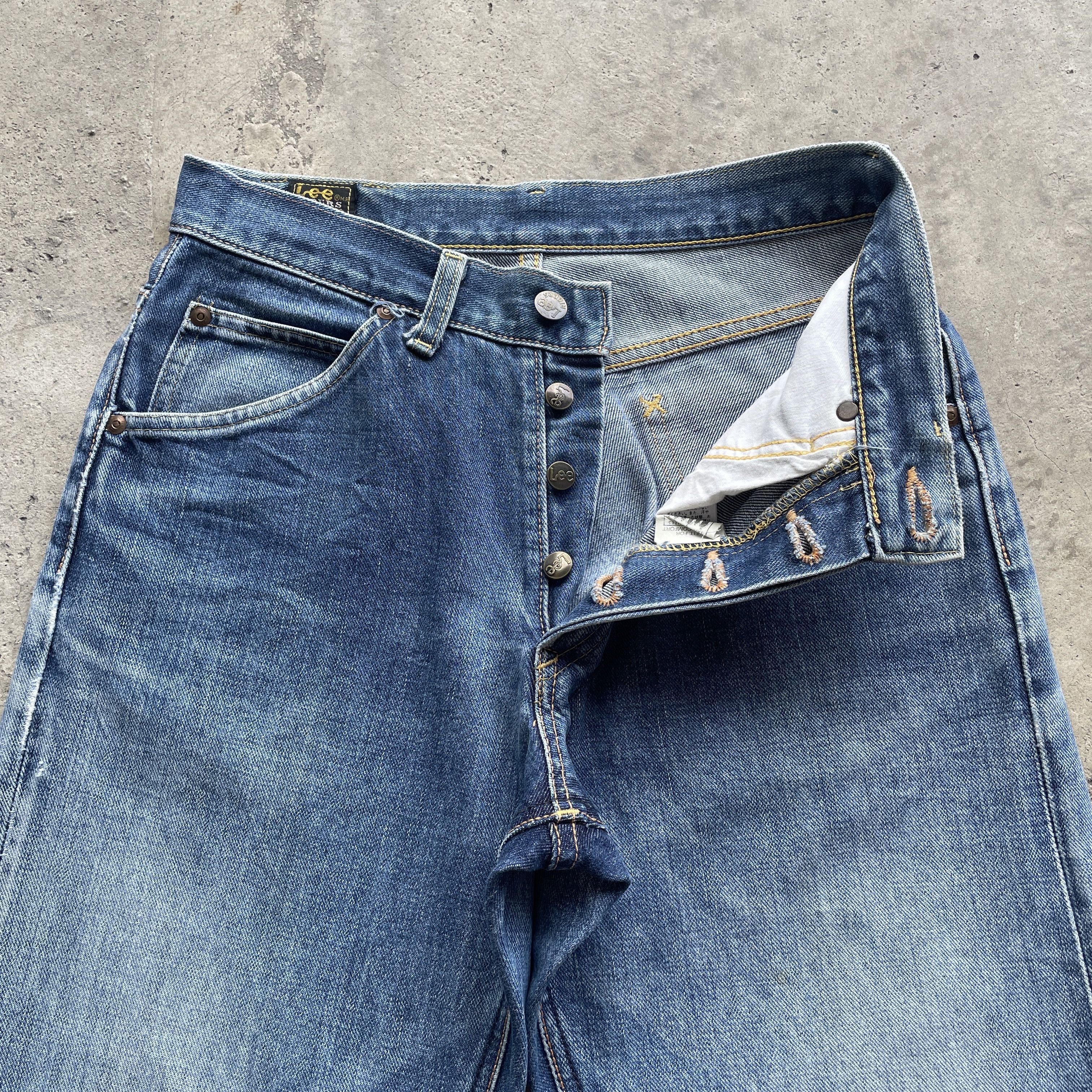 Japanese Brand × Jean × Vintage W27 VINTAGE LEE JAPAN FLY BUTTON JEANS FADED DENIM PANTS Size US 27 - 6 Thumbnail