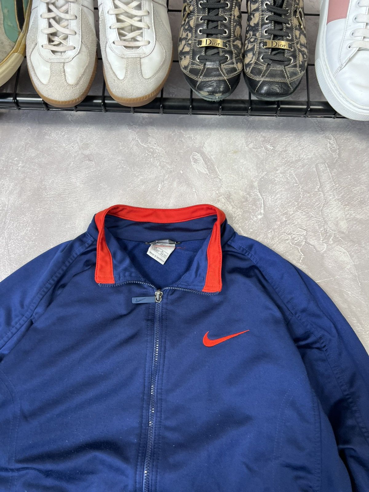 Nike × Vintage Vintage 90s Nike Zip Jacket Size US S / EU 44-46 / 1 - 3 Thumbnail