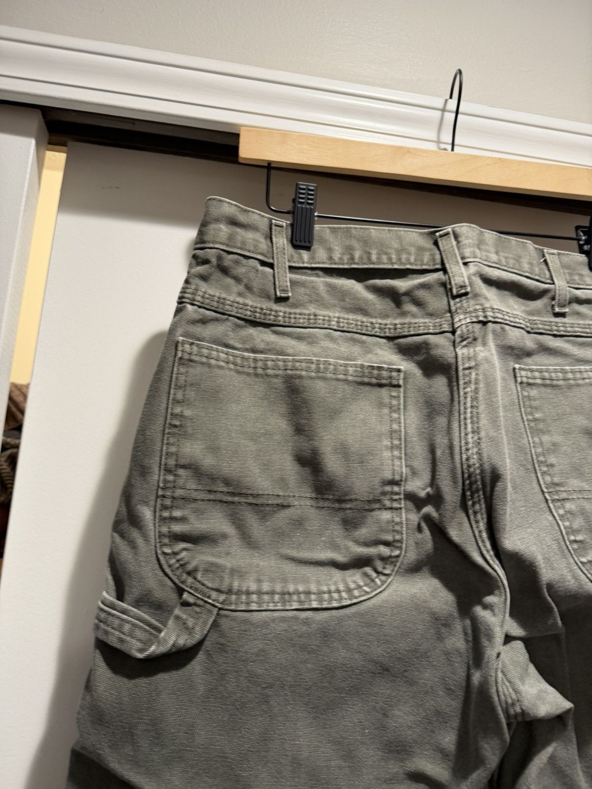Dickies Vintage Dickies Carpenter Pants 34x30 Olive Size US 34 / EU 50 - 4 Thumbnail