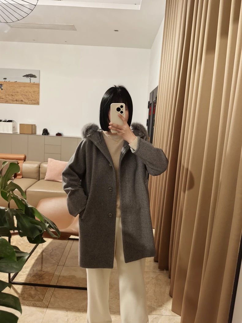 Max Mara Max Mara Studio wool coat, classic grey Size M / US 6-8 / IT 42-44 - 6 Thumbnail