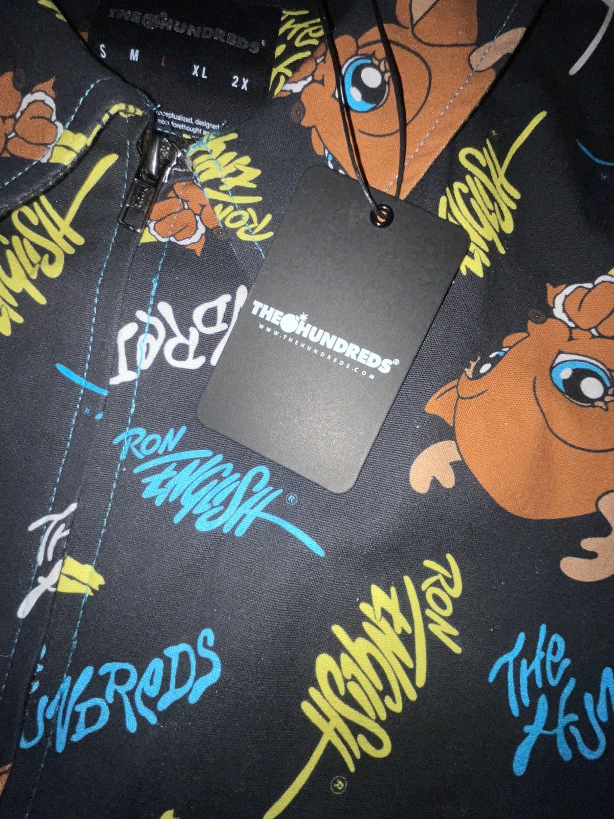 Designer × The Hundreds The Hundreds All over print baby deer black and blue jacket Size US L / EU 52-54 / 3 - 4 Thumbnail