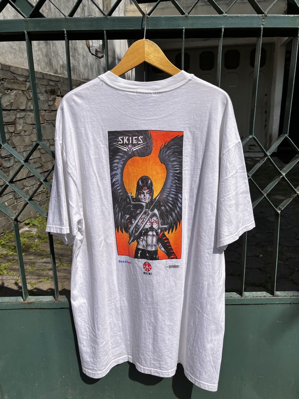 1990s Sega Skies Unreleased Game Promo Tee VERY RARE