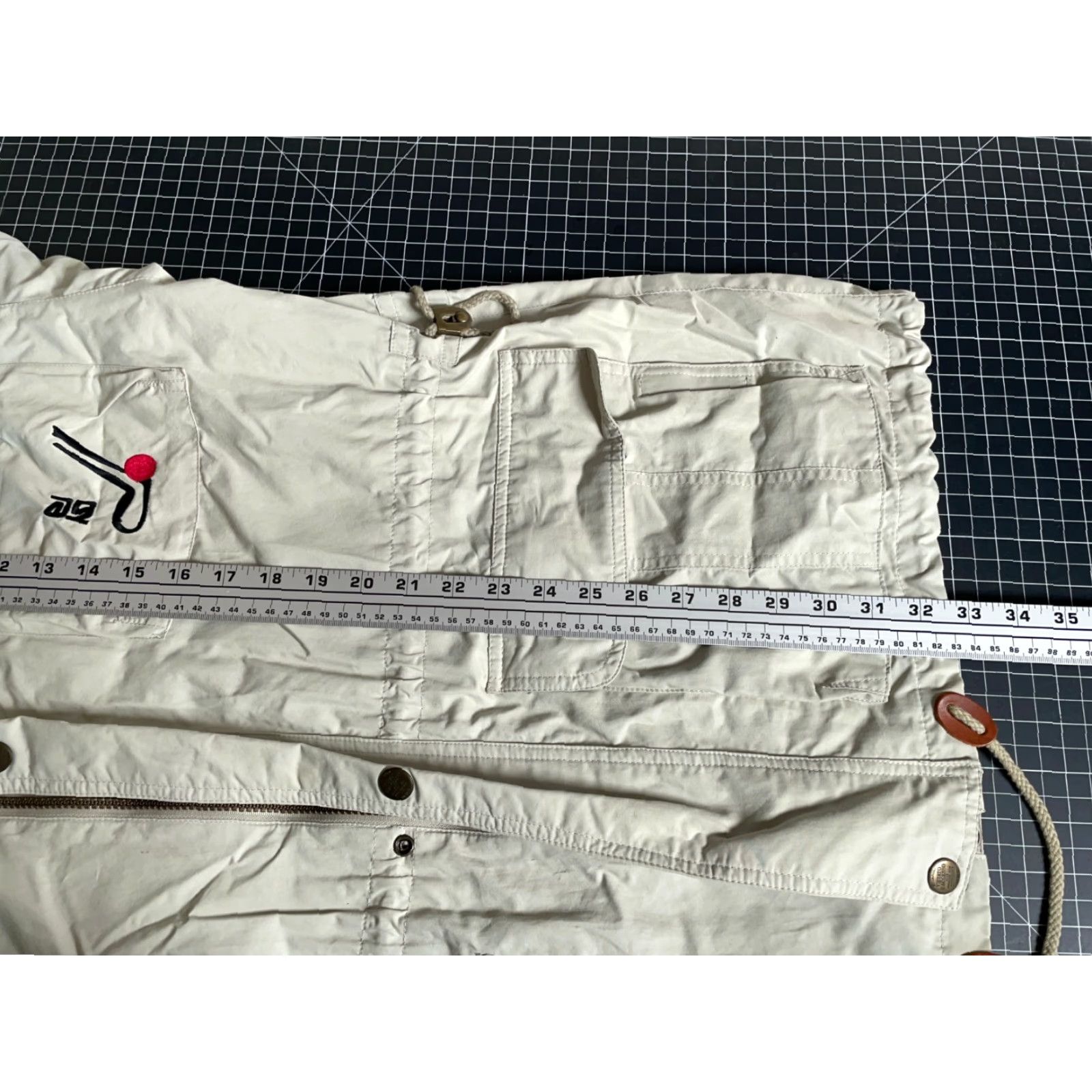 Vintage VINTAGE elho Parka Jacket Beige Nylon XL Men 42 / XL Full Zip Hooded Pockets 90s Retro 90s Mens Size US XL / EU 56 / 4 - 6 Thumbnail