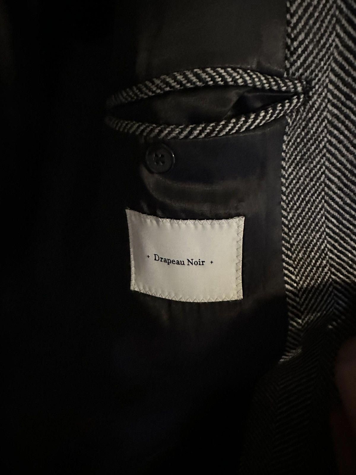Drapeau Noir Drapeau Noir Men's Gray Herringbone Wool Coat - French Size US M / EU 48-50 / 2 - 5 Thumbnail