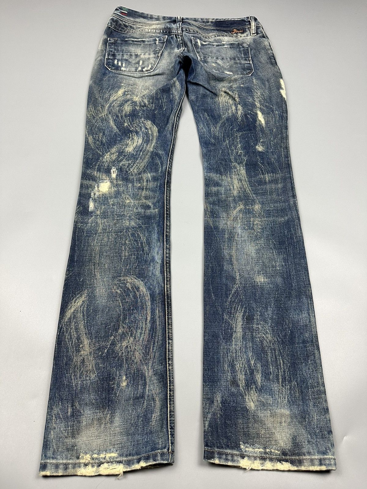 Diesel × Vintage 🔥Rare🔥Distressed Vintage Diesel Industry Lowky Regular Denim Size US 28 / EU 44 - 4 Thumbnail