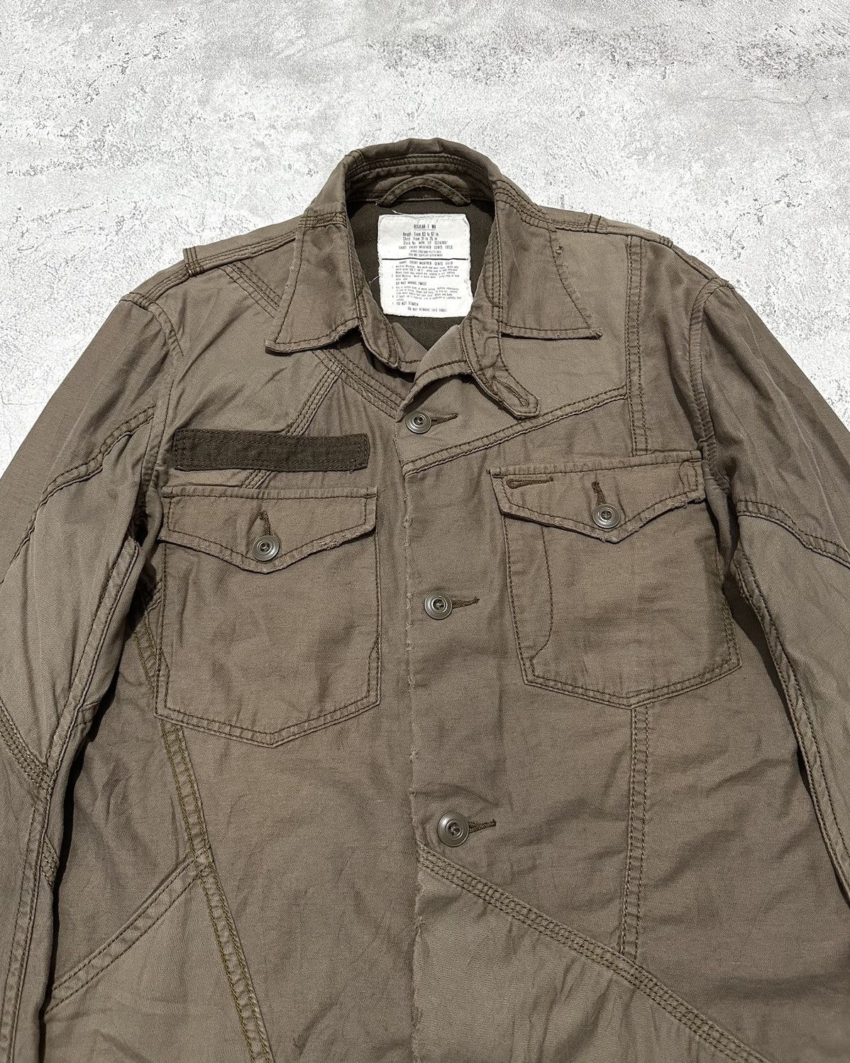 GOA G.O.A - Goa Military Button Up Shirt Size US M / EU 48-50 / 2 - 2 Thumbnail