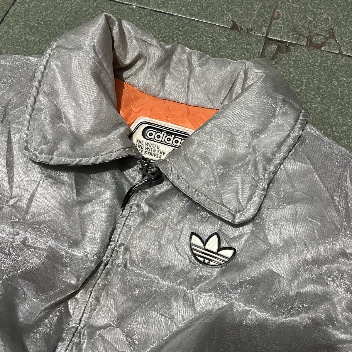 Adidas Puffer Jacket Adidas by Descente 80s 90s Duck Down Trifoil Size US L / EU 52-54 / 3 - 2 Thumbnail