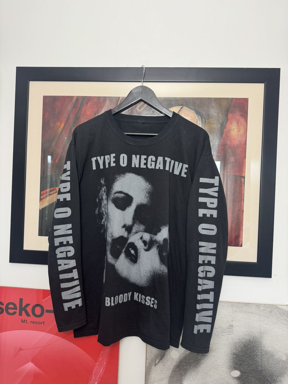 Vintage Y2k Type O Negative Bloody Kisses Metal Band Tee Ls