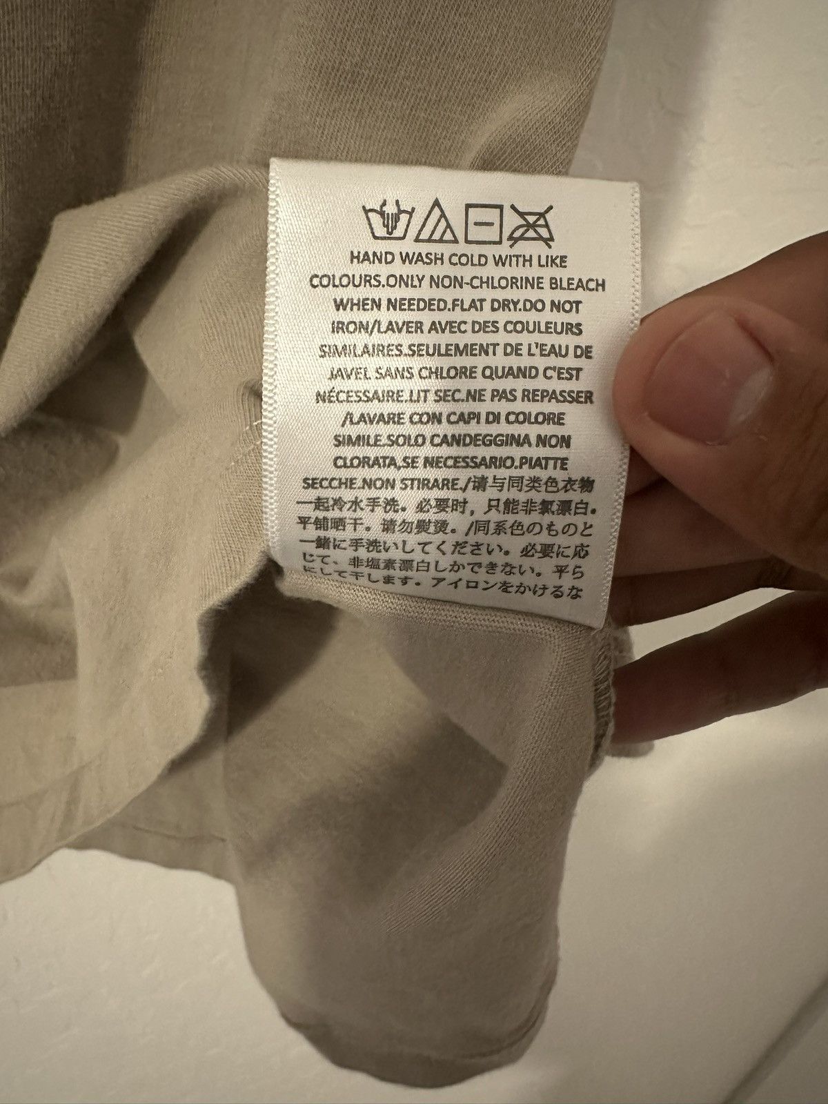 Essentials × Fear of God Essentials Fear Of God short sleeve t ‘sand’ Size US XS / EU 42 / 0 - 7 Thumbnail