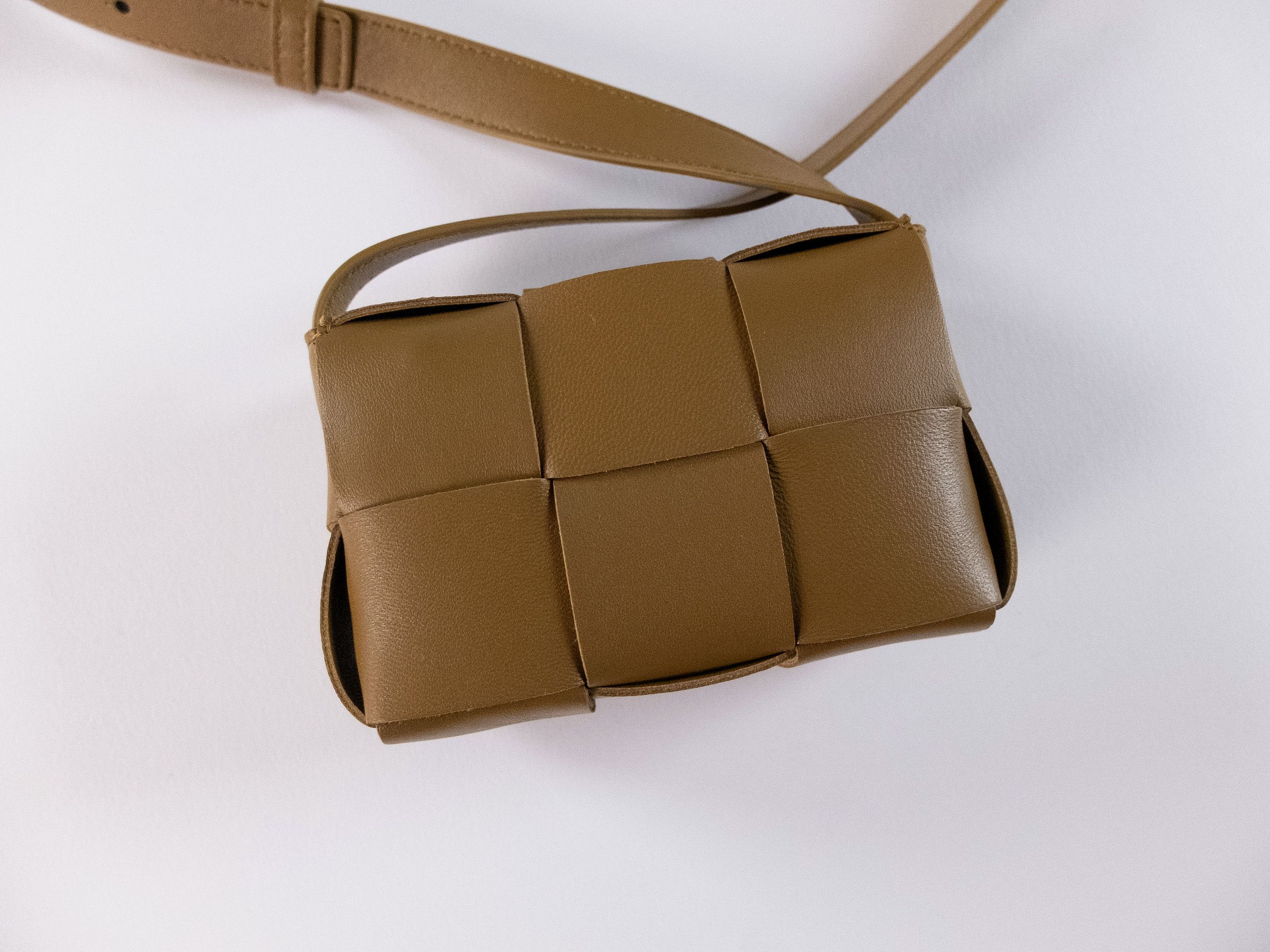 Bottega Veneta BOTTEGA VENETA Candy Cassette brown intrecciato leather bag Size ONE SIZE - 9 Thumbnail