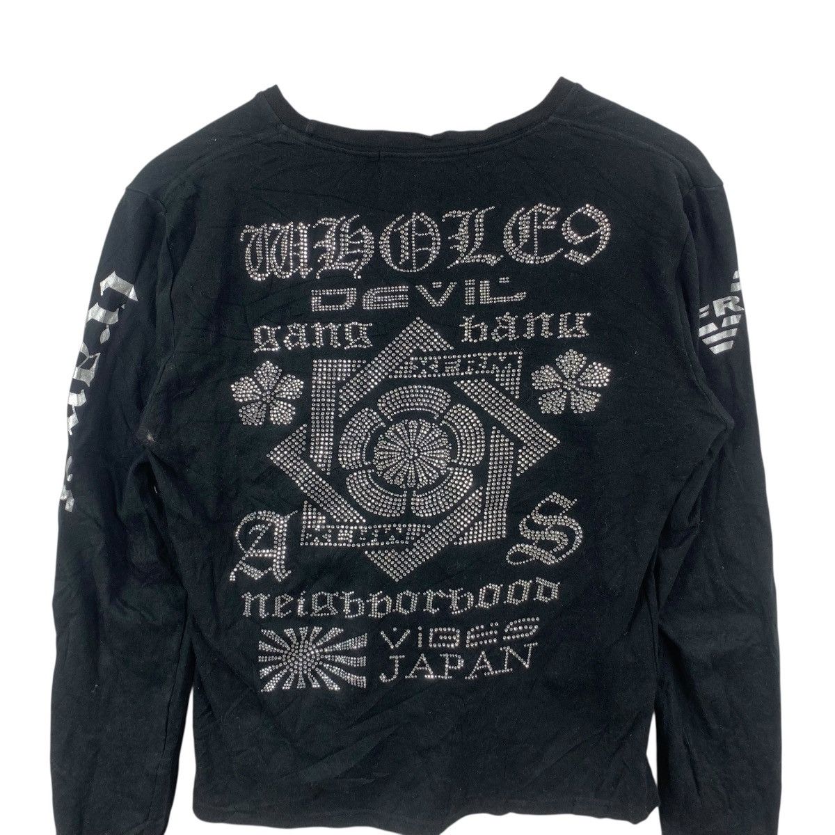 Other XFRM JAPAN NEIGHBORHOOD Gang Bang Rhinestone Tee Shirt Top Size S / US 4 / IT 40 - 7 Thumbnail
