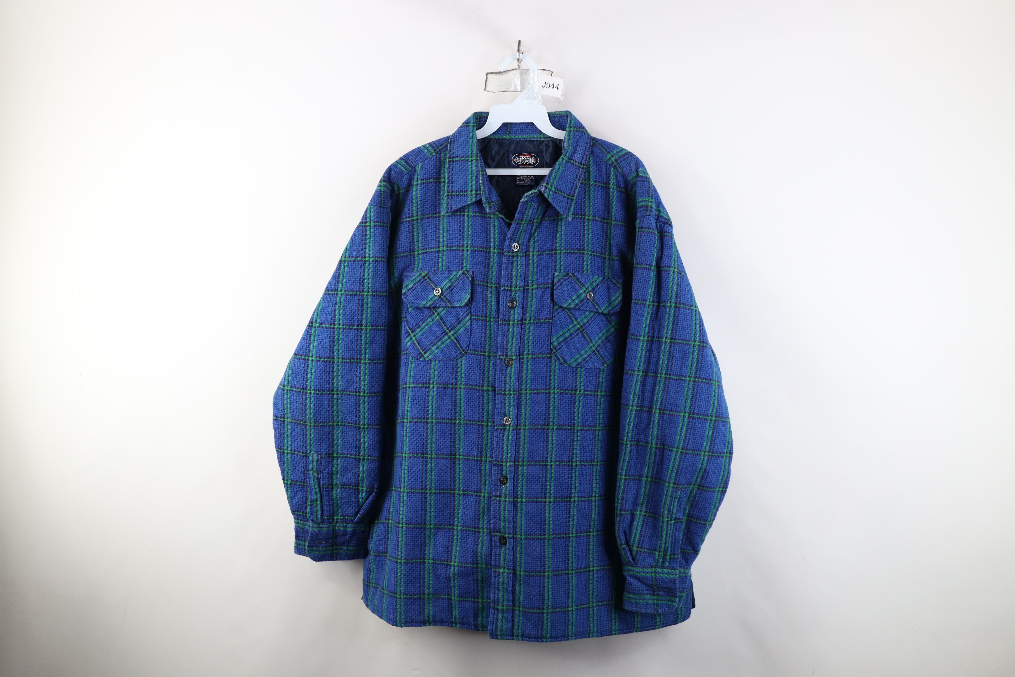 Vintage Vintage 80s 90s Streetwear Button Shirt Jacket Jac Shirt Size US XXL / EU 58 / 5 - 1 Thumbnail
