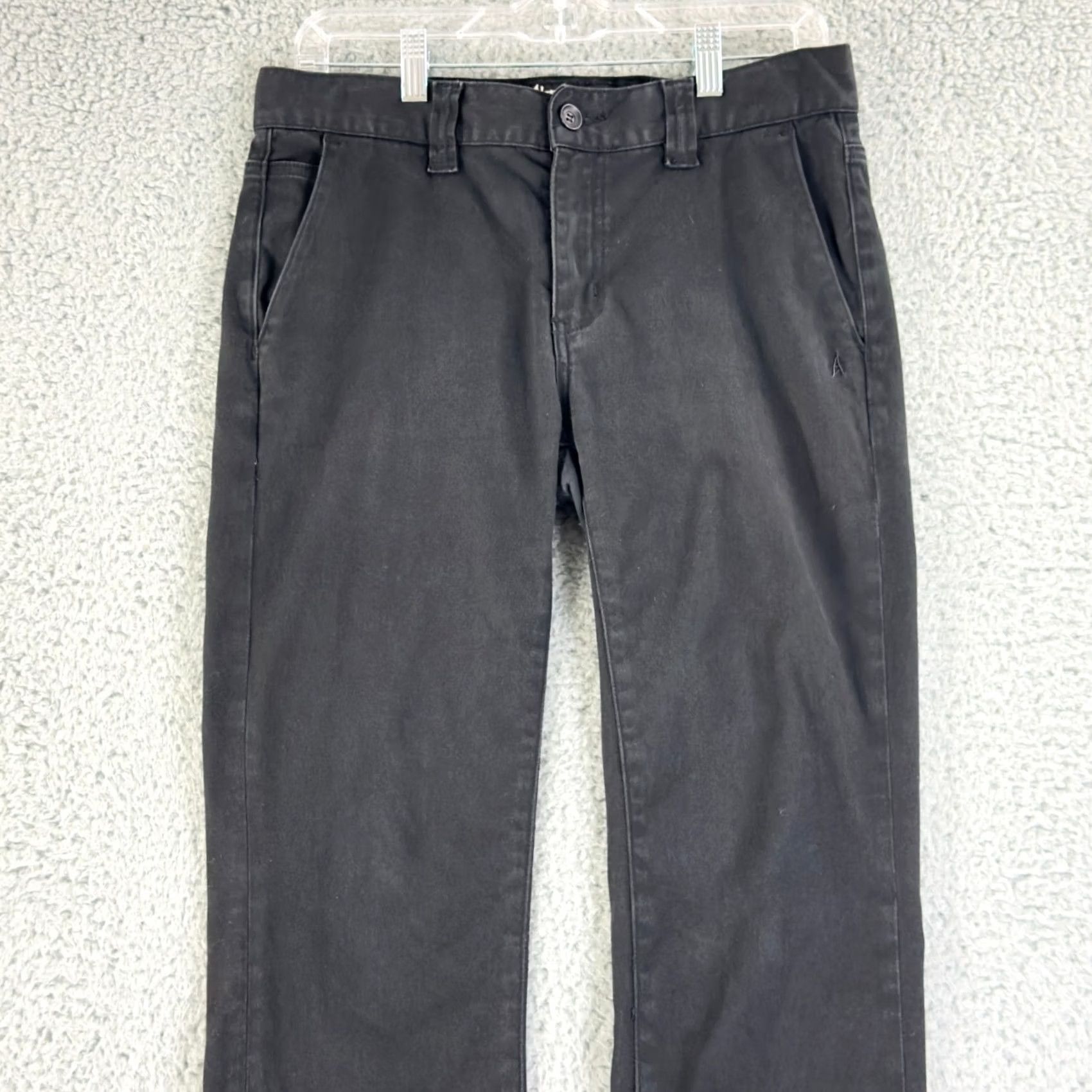 Altamont Altamont A 1969 Chino Pants Mens 30 Black Flat Front Slim Straight Casual Size US 30 / EU 46 - 2 Thumbnail